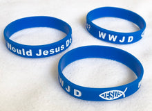 24 WWJD Jesus Rubber/Silicone Wristbands