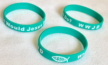 24 WWJD Jesus Rubber/Silicone Wristbands